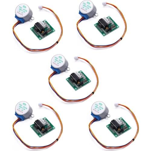 5pcs/lot 28BYJ-48 ULN2003 5V Stepper Motor + ULN2003 Driver Board Suitable For Arduino Driver Test Module DIY Kit