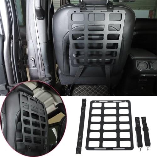 Seat Back Backrest Storage Board Rack Luggage Holder forJeep Wrangler JK JL JT