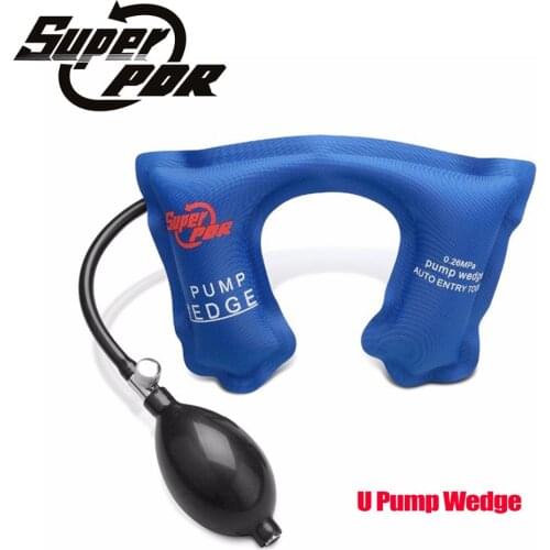 Super PDR Blue U Keys Shape Locksmith Tools Open Car Pump Wedge Auto Entry Household Tool Hand Toolkit Set Air Pump Wedge Airbag