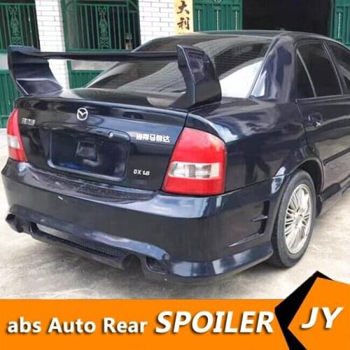 For Mazda 323 Spoiler 2006-2013 Mazda 323 FD2 Spoiler 3DCK ABS plastic Material Car Rear Wing Color Rear Spoiler