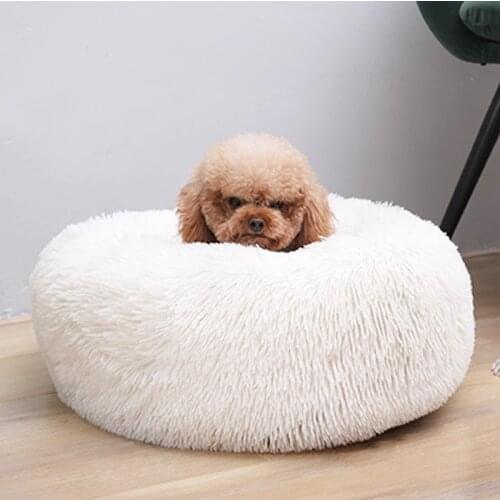 Comfy Calming Dog Beds for Large Medium Small Dogs Puppy Labrador Amazingly Cat Marshmallow Bed Washable Plush Pet Bed