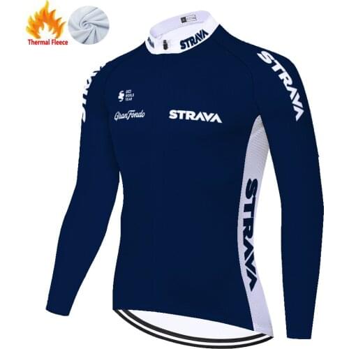 Strava Winter Thermal Fleece Invierno Masculina Masculino Camisa Ropa Hombre 자전거 Cyclisme Homme Maillot Ciclismo Cycling Jersey