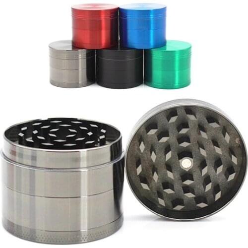 1pcs Grinder Diameter 50mm Herbal Herb Tobacco Grinder 5 color Smoke Crusher 5 Color Chooes Smoking Accessories Amoladora