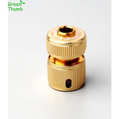 2pcs Inner Diameter 20 mm Female Thread Aluminum Copper Plating Quick Connector Hose Repair For Garden Irrigation Fittings