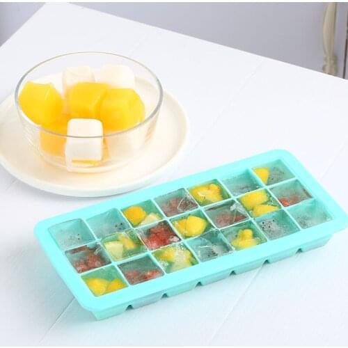 2Pcs Ice Cube Mold Silicone Ice Tray with Lid for Kitchen Bar Party Homemade Popsicle Molds Cocktail Whiskey Favorite Ice Cube