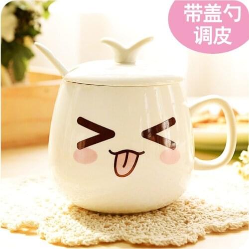 2016 New fashion design cute cartoon patton coffee mulk cup