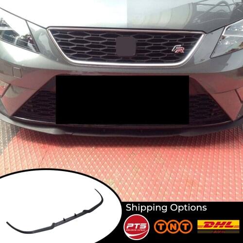 For Seat Leon MK3 CUPRA R FRONT SPOILER BUMPER LIP Euro Spoiler Lip Universal 3 pcs Body Kit