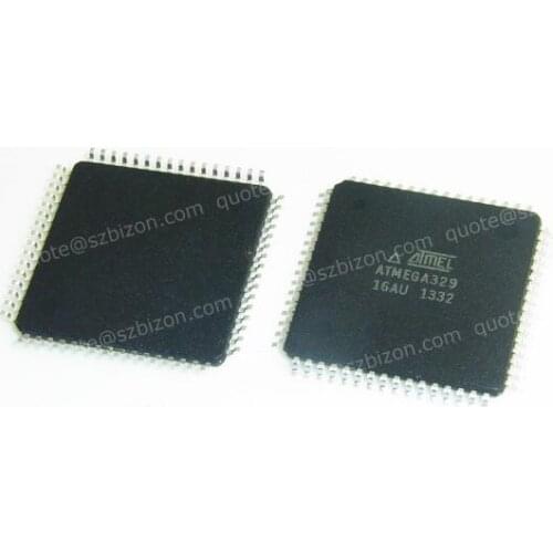 5pcs/lot ATMEGA329 ATMEGA329-16AU IC QFP-64