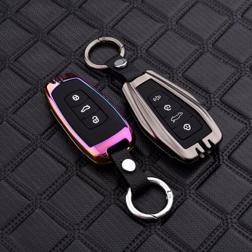 For Geely Atlas Boyue NL3 EX7 Emgrand X7 EmgrarandX7 SUV GT GC9 borui car key case Zinc alloy + silicone car key case Full cover