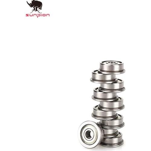 SUNPION 3d printer parts F624ZZ FlangedDeep Groove Ball Bearings 4x 13 x 5mm for 3D printer 10pcs/lot