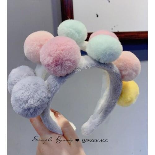 TT2 Candy-Colored Headdress Face Washing Hair Band Female Face Wash Cute Non-Slip Hair Band Hairband Hairpin