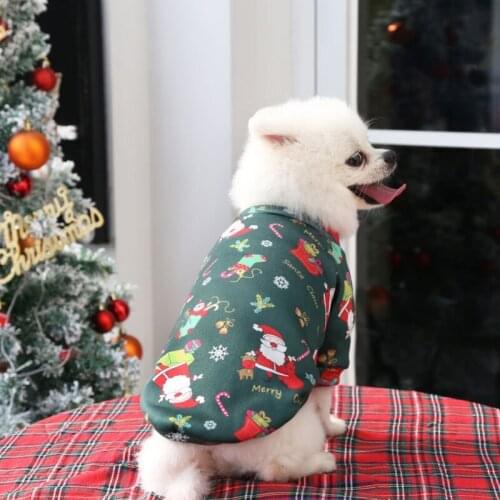 Pet Dog Costume Cute Animal Printed Pet Coat Cotton Soft Pullover Dog Shirt Jacket Sweatshirt Cat Sweater Pets Clothing Outfit