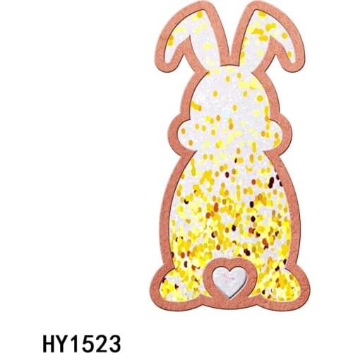 Rabbit Shaker Toys Mould Cutting Dies HY1523 Katu Wooden Dies Suitable for Common Die Cutting Machines on the Market