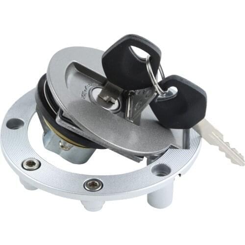 Motorcycle Metal Fuel Gas Tank Cap Cover Lock With Keys For YAMAHA TDM900 TRX850 FJ1200 TDM850