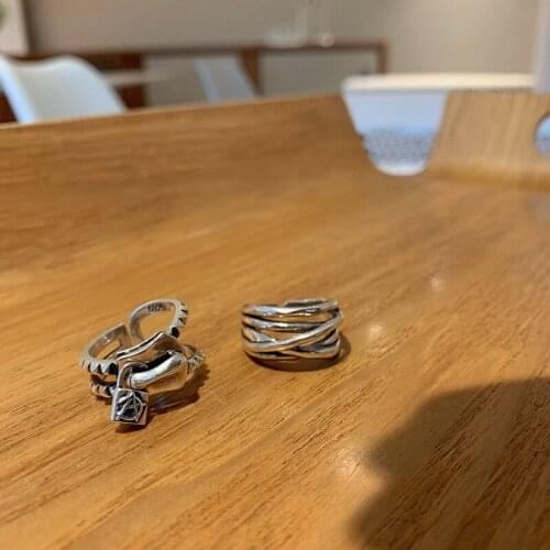 Miuoxion Wholesale Retro Zipper Multilayer Winding Ring Fashion Simple Jewelry For Women Feature Namour Charm Gift All Seasons