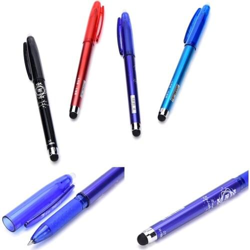 2 in 1 Multifunction Fine Point Round Thin Tip Touch Screen Pen Capacitive Stylus Pen Tablet Ballpoint Pens Ballpen Writing