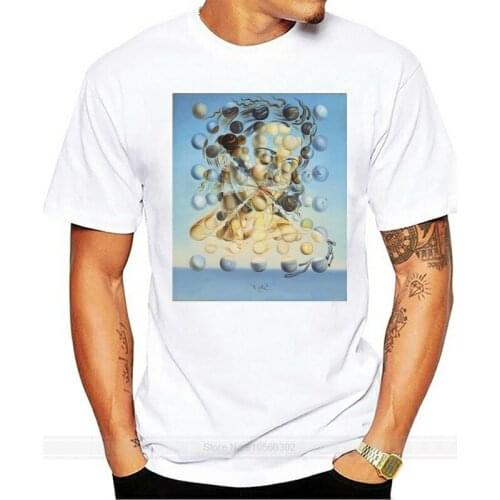 New hot mens summer mens casual short sleeved T-shirt Salvadore Dali T-shirt