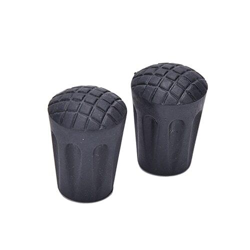 NEW 2Pcs Hiking Stick Tip End Rubber Caps Walking Cane Crutch Alpenstock Repair Replacement Outdoor Sports Tools Wholesale