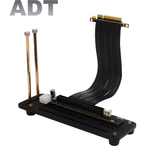 New Compatible Rtx 3060 Ti 3070 3080/3090 And PCIE 4.0 Upright Display Card Kit PCIe 3.0 8x 16x Vertical Graphics Card Holder