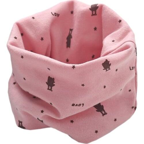 2021 New Childrens Cotton Scarf Baby Girls Scarf Kids Boys Ring Magic Neckerchief Autumn Winter Baby Scarf Outdoor Warmth