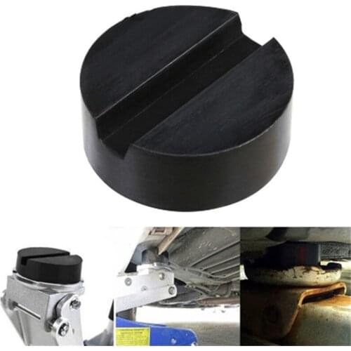 Car Lift Jack Stand Rubber Pads Jack Pad Disc Hydraulic Jack Black Disk Jack Stand Black Rubber Slotted Floor Pad Head Skid Incr