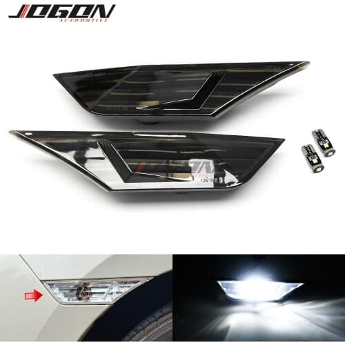 For Civic 10th 2016-2020 FC FK Led Signal Light Side Marker Fender Lamp Indicator Flash Blinker Lens White Light