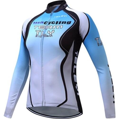 Teleyi Women Racing Bike Team Jersey pro Cycling Jersey 2018 Long Sleeve Ciclismo mtb Bicycle Jersey Cycling Clothing Maillot