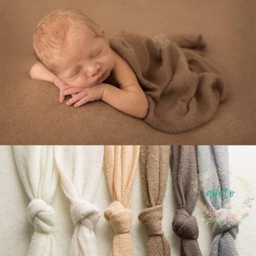 150*160 cm Newborn Photography Crochet Fabric Backdrop Simple Knit Backdrop Newborn Backdrop Posing 200*160 cm Soft Fabrics