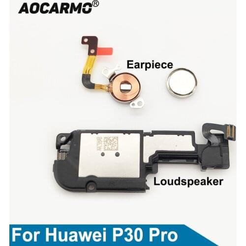 Aocarmo Top Earpiece Ear Speaker Bottom Loudspeaker Speakerphone Buzzer Ringer For Huawei P30 Pro Replacement Parts