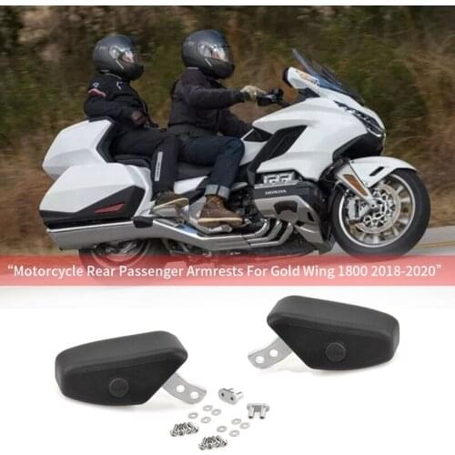 Motorcycle Rear Passenger Armrests Left&Right Fits for HONDA Gold Wing 1800 GL1800 F6C Goldwing GL-1800 2018 2019 2020