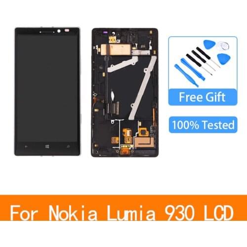 5.0" For Nokia Lumia 930 LCD Display with Touch Screen Digitizer Assembly With frame