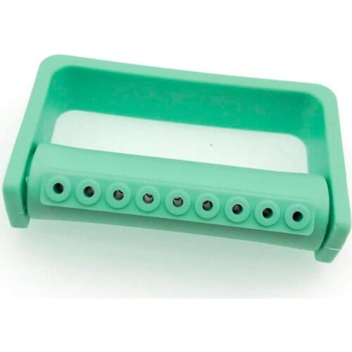 1pc Dental FG1.6mm 9 Holes Bur Holders Autoclavable Diamond Burs Block,135 Degree Sterilized Dentist Products