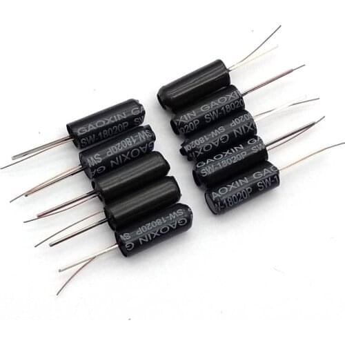 10Pcs SW-18020P vibration switch rocker switch vibration sensor foot Gold Plated