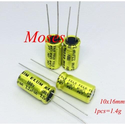 100v 2.2uf 4.7uf 47uf 18uf 16v 220uf Original New ELUM Radial Audio NP Bipolar Electrolytic Capacitor Capacitance +/- 20% 50pcs