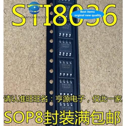30 PCS 100% new and orginal real stock STI8036 STI8036BE SOP - 8 printing S8036 power management chip