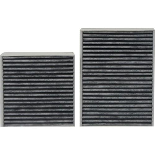 2 PCS Activated Carbon Cabin Air Filter Fit For Peugeot 207/207 CC/Citroen C3/C3 Picasso