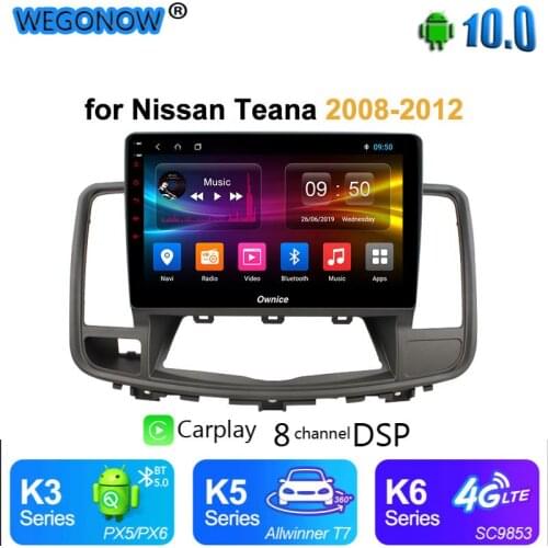 Ownice 2DIN 10.1" 8Core 360 Panorama carplay Car Radio Android 10 Car DVD Player DSP 4G LTE SPDIF for Nissan Teana 2008 - 2012