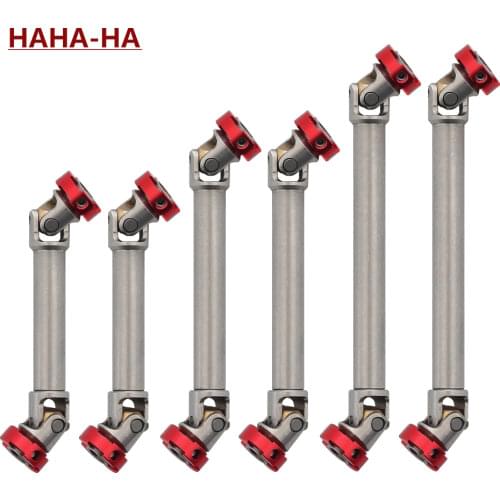 Stainless Steel Flange Drive Shaft for 1/10 RC Crawler TRX6 TRX4 Axial SCX10 Capra Gmade R1 D90 1/14 Truck Trailer