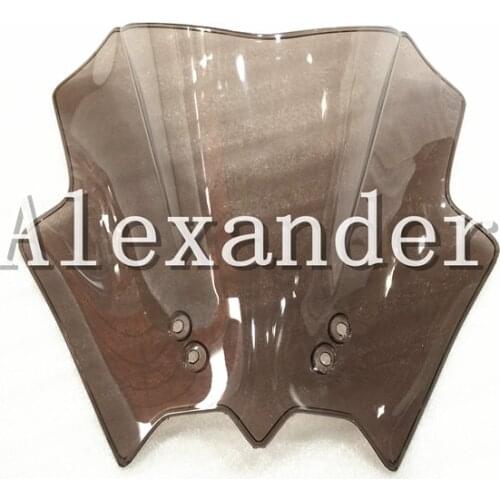 HotSale Freeshipping Windshield WindScreen Double Bubble For KTM DUKE 125 200 390 ktm 125 200 390 smoke