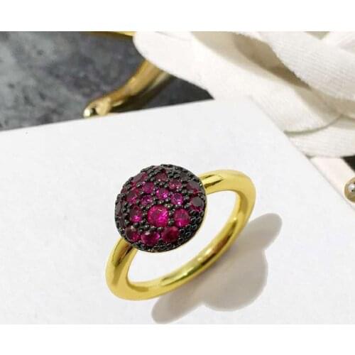 Hot Sell High Quality Beehive Style CZ Women Ring Gold Fashion Jewelry