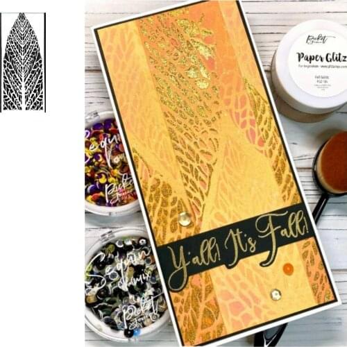 Hot Sale Reversed Leaf Plant Metal Stencil for Scrapbooking Album Decoration Craft for DIY Greeting Card Making 2021 New Arriver