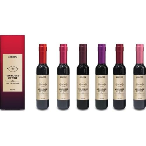 New Red Wine Lip Gloss Lipstick Makeup Lasting Moisturizing Waterproof Lip Glaze Smooth Easy To Use Cosmetics Maquillaje TSLM1