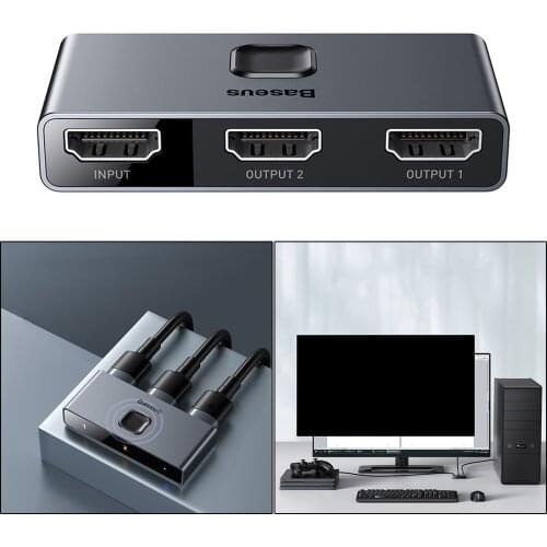 4K 30Hz Switch 1 in 2 or 2 in 1 for PS4/3 TV Projector Monitor for Switch 4K HD Bi-Direction Switcher