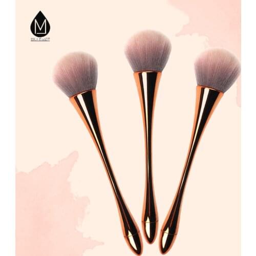 Rose Gold Small Waist Makeup Brush, Loose Powder Brush, Makeup Tools Beauty Brushes Make Up Makeup Brush Set with Case