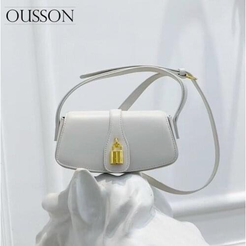 OUSSON 2021 Fashion Exquisite Women Tote Handbag Lady High Quality Leather Casual Commuter Crossbody Bag