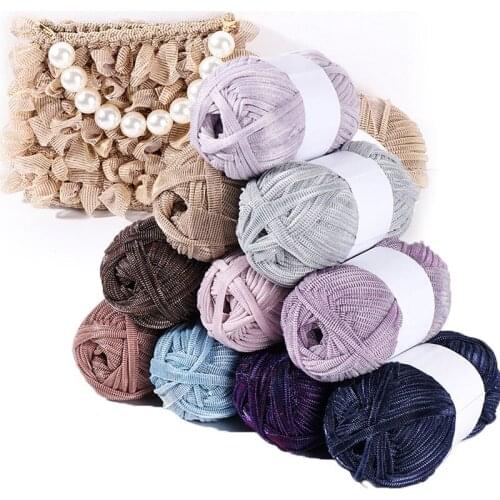 Roll Woven Thread Anti-Pilling Fine Quality Hand Knitting Thread For Ladies bags Cardigan Scarf Hat Baby Sweater Scarf Supplies