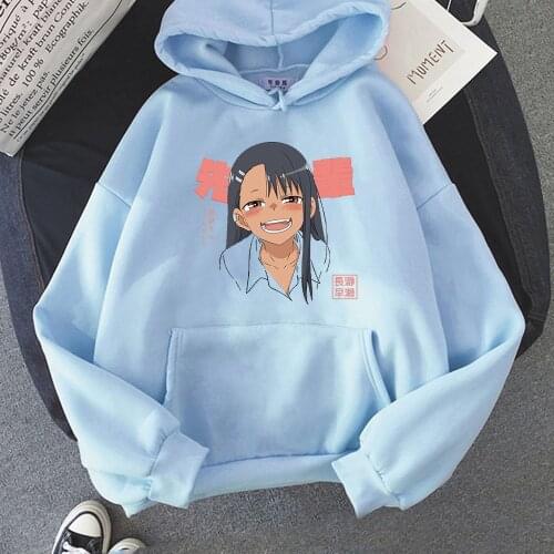 Nagatoro Hoodie Kawaii Women and Men Anime Clothes Hoodies Unisex Anime Clothes Casual Streetwear Aesthetic Girl Gift Sweatshirt