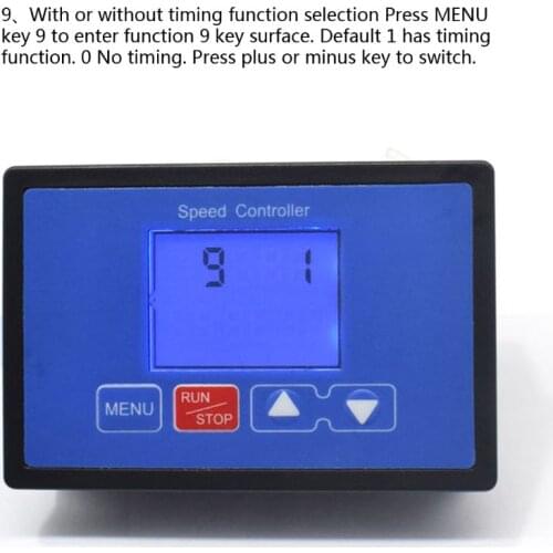 LCD Smart Digital Display 0~100% Adjustable 30A PWM DC Motor Speed Controller