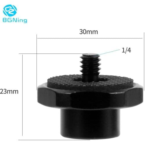 BGNing Aluminum Universal Hex 1/4" inch Female Thread to 3/8" Male Mount Screw Adapter for SLR DSLR Camera Flash Gimbal Tripod