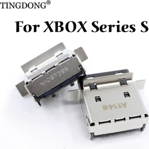 10pcs HD Port For XBOXONE S HDMI-compatible Port Socket Interface for Microsoft XBOX Series S HDMI-compatible Port Connector